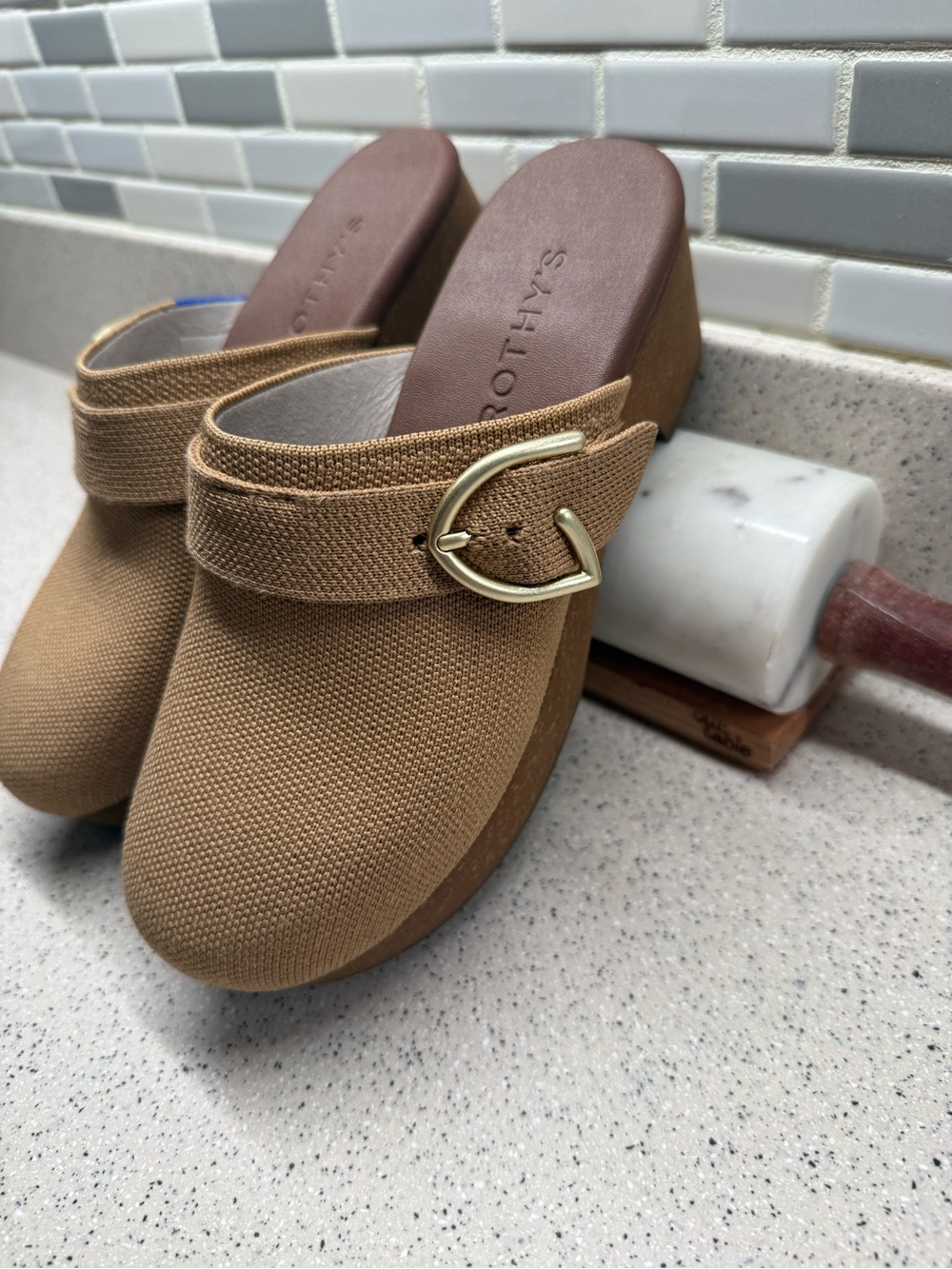 NWOT Rothy's clog mule butternut - Picture 2 of 6